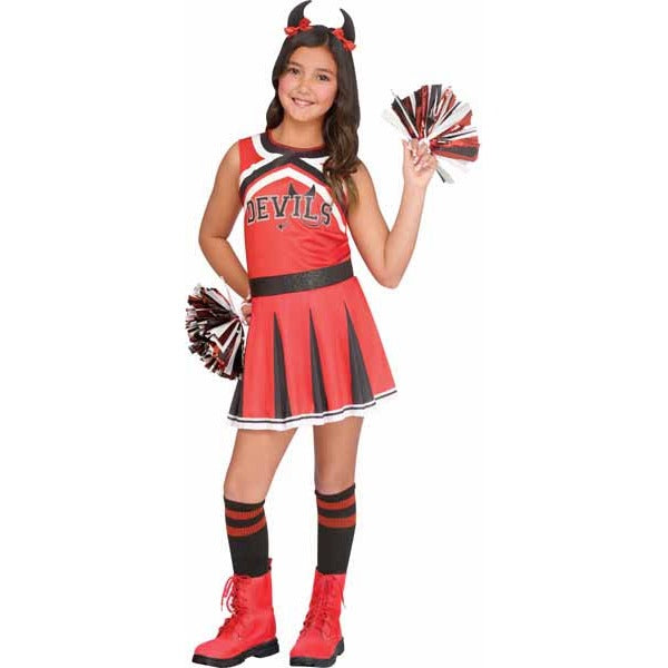 Devils Cheerleader Child Costume, Large 12/14