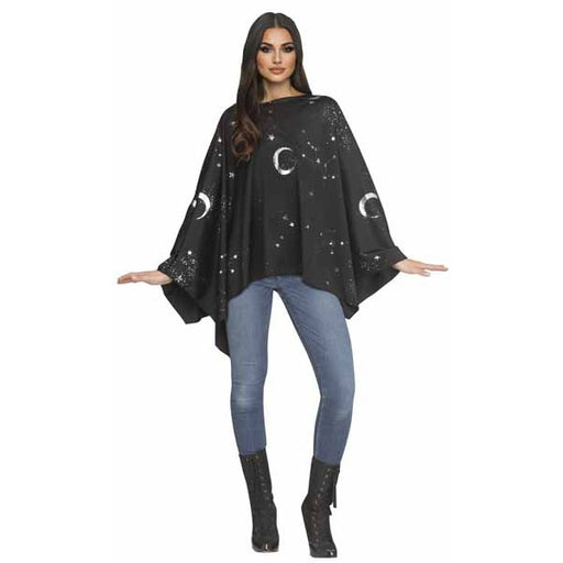 Poncho de costume de sorcière céleste