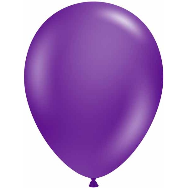 TUFTEX 11-Inch Plum Purple Latex Balloons, 100 Count