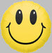 Smiley Face 4-Inch Mini Round Foil Balloon