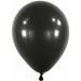 Anagram Jet Black 5-Inch Latex Balloons, 100 Count