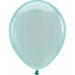 Anagram Crystal Green 5-Inch Latex Balloons, 100 Count