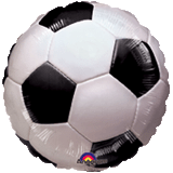 Championship Soccer 9-Inch Round Foil Balloon