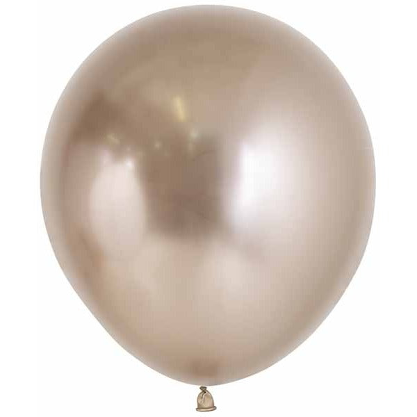 Sempertex Reflex Champagne 18" Latex Balloons, 25 Pack