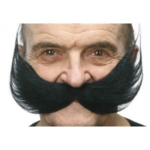 Black Fisherman's Self-Adhesive Moustache