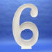 150 cm XL Number 6 Balloon Mosaic Frame