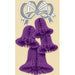 20-Inch Purple Bell Cluster Decoration