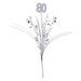 Glittered 80 Star Metallic Spray Decoration
