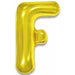 34-Inch Gold Letter F Foil Balloon