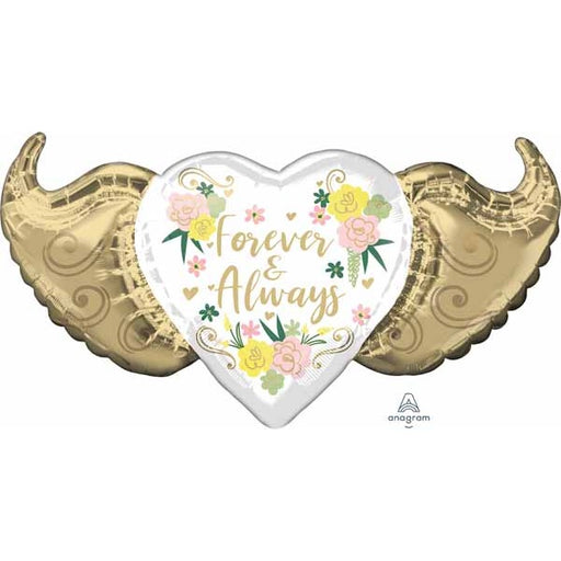 Forever & Always 39" Jumbo Foil Balloon