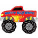34-Inch Monster Truck Happy Birthday Foil Balloon