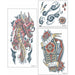 Tinsley Transfers Red Dragon Sleeve FX Temporary Tattoo