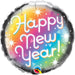 New Year Prismatic 18-Inch Round Foil Balloon