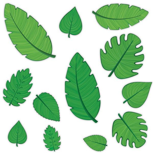 Découpes de feuilles tropicales, lot de 12