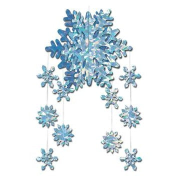22-Inch 3D Snowflake Mobile