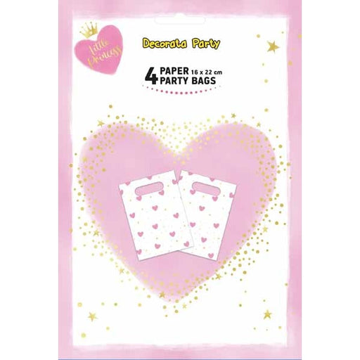 My Little Princess Paper Party Bags, 4 Pack
