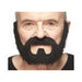 MOUSTACHE/BEARD BLACK 20 X 16 CM