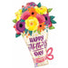Mother's Day Flower Bouquet Shaped Foil Balloon, 30 Inch