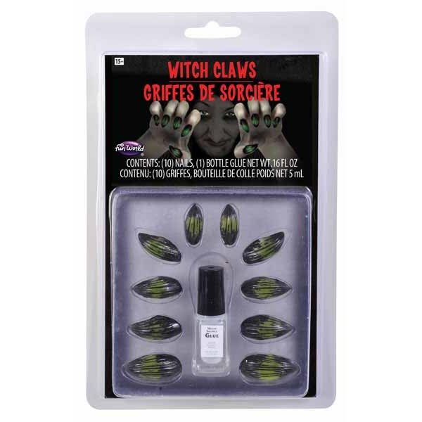 Fun World Witch and Animal Costume Claws