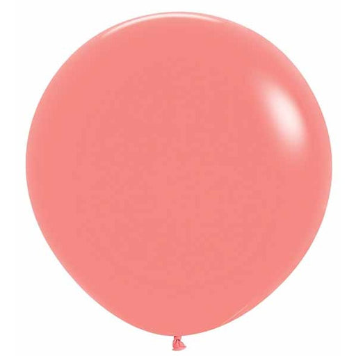 Deluxe Tropical Coral 24-Inch Latex Balloons, 10 Pack