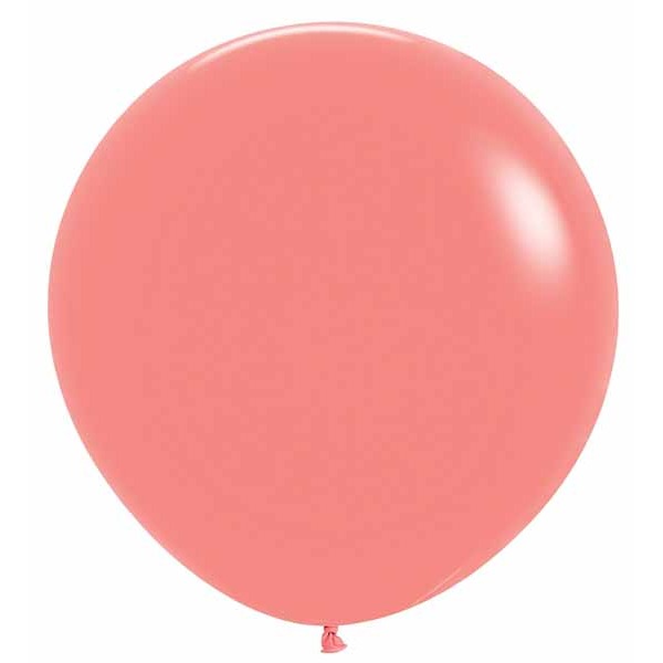 Deluxe Tropical Coral 24-Inch Latex Balloons, 10 Pack