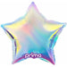 Prima Primadescent 28" Iridescent Star Foil Balloon, 1 Count