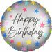 Happy Birthday Let's Party 18-Inch Foil Balloon