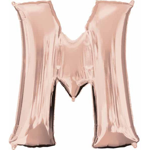33" Rose Gold Letter M Balloon