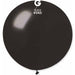 Gemar 31" Metallic Black Latex Balloon #065, 1 Count