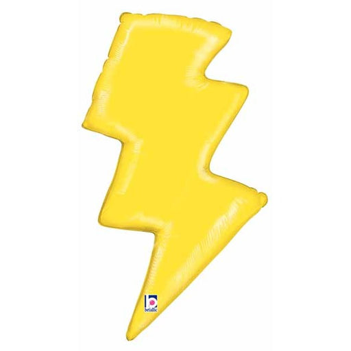 Ballon en aluminium en forme d'éclair de 31 pouces