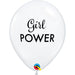 Simply Girl Power 11-Inch Clear Latex Balloons, 50 Count