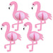 Tissue Flamingo Decorations, 4 Pack