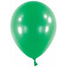 Metallic Festive Green 11-Inch Latex Balloons, 100 Count