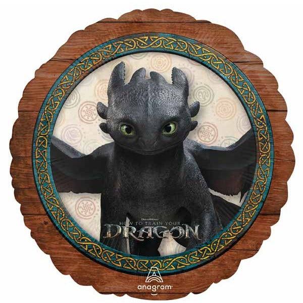 How to Train Your Dragon 18-Inch Round Foil Balloon