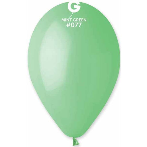 Gemar 12-Inch Mint Green Latex Balloons, 50 Count
