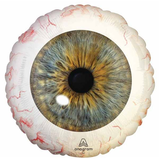 Creepy Eyeball 28-Inch Round Foil Halloween Balloon