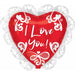 I Love You Lace 23" Foil Balloon