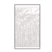 White 2-Ply Fringe Drape, 15 Inches x 10 Feet