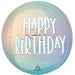 Pastel Dream Happy Birthday 16" Orbz Foil Balloon