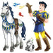 Prince & Trusty Steed Party Props, 2-Pack