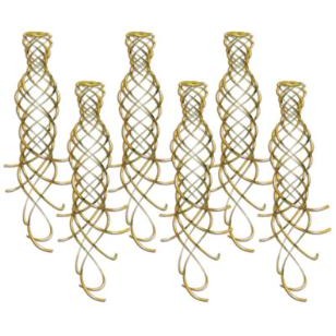 SHIMMERING WHIRLS 6/PKG 20" GOLD