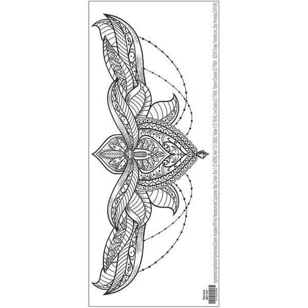 Tinsley Transfers Beauty Bone Mandala FX Tattoo