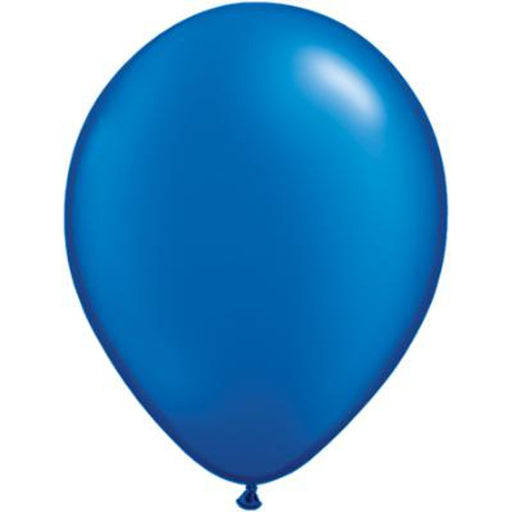 Qualatex 5" Pearl Sapphire Blue Latex Balloons (100/Pk)