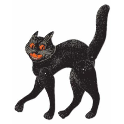 Jointed Scratch Cat Halloween Decoration