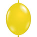 Qualatex QuickLink 12-Inch Citrine Yellow Latex Balloons, 50 Pack