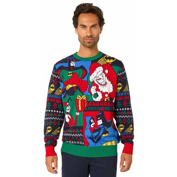 Suitmeister Batman Christmas Sweater, X-Large