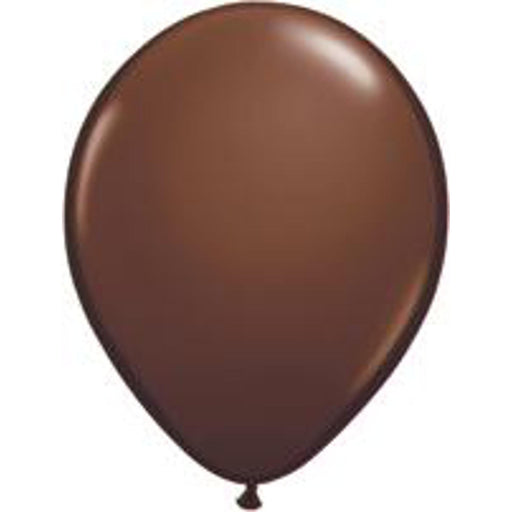 11" Brown Chocolate Qualatex Balloons (100/Bg)