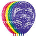11" Crystal Assorted Birthday Decorations (50-Pack)