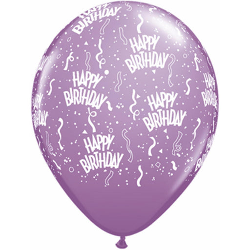 Spring Radiance 11" Spring Lilac Balloons Pack of 50 for Birthdays and Celebrations (50/Pk)