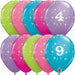 11" Trendy Number Pack - 50 Pieces (0-9)